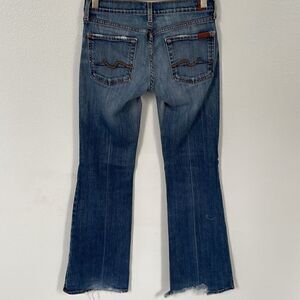 7 for all Mankind jeans.  Boot Cut Or Flare.  Size 27.